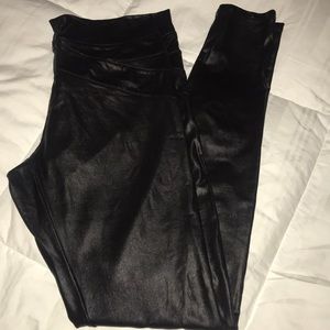 BEBE leather leggings